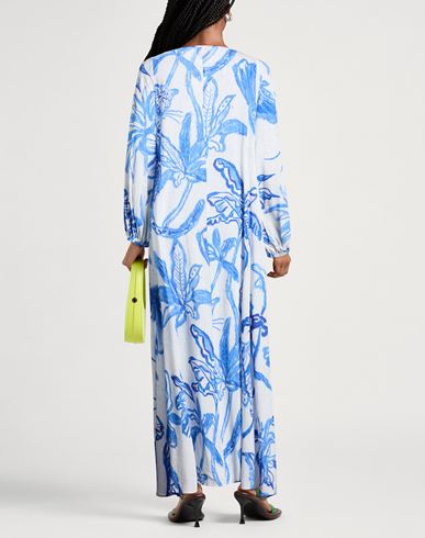 Woman Maxi dress Off white Size 10 Viscose, Elastane