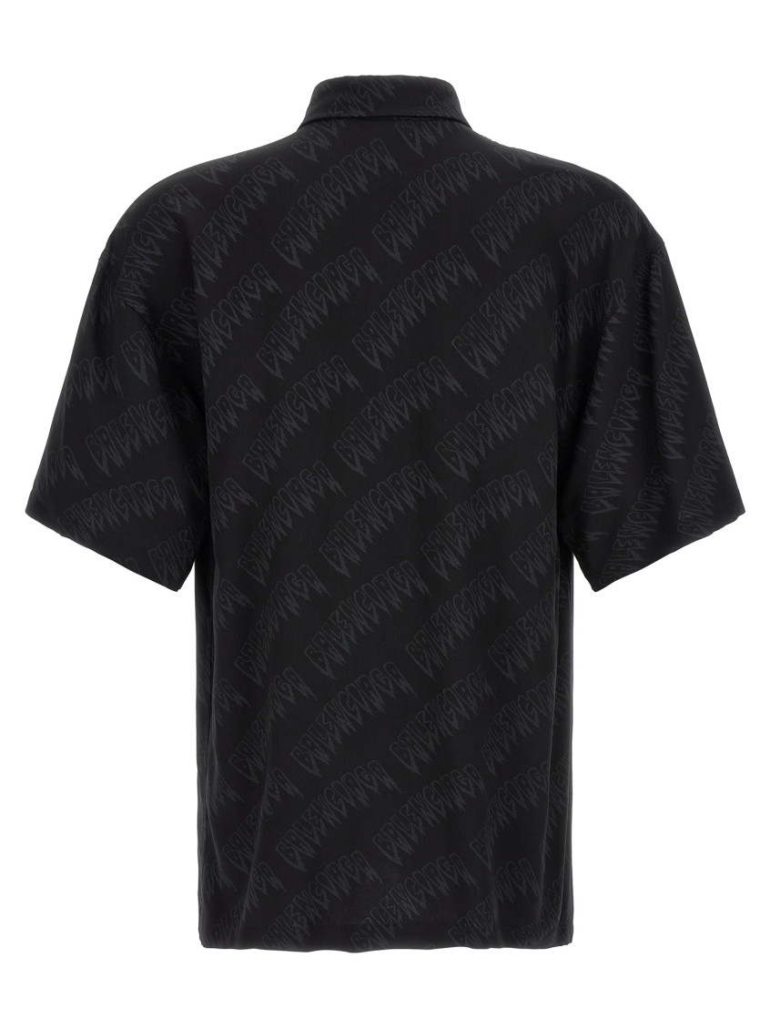 Balenciaga - short sleeve shirt chest pocket detai