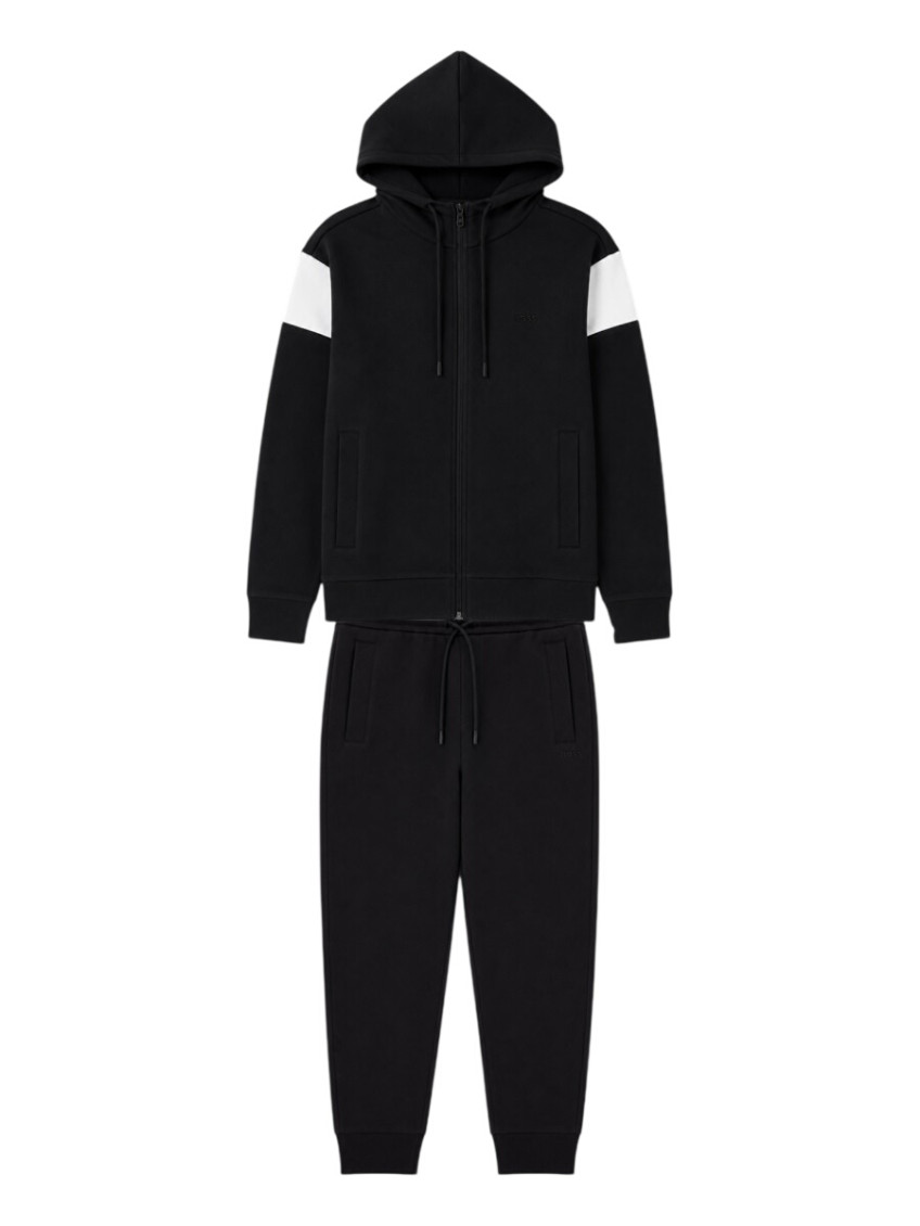 Black Regular Track-Suit
