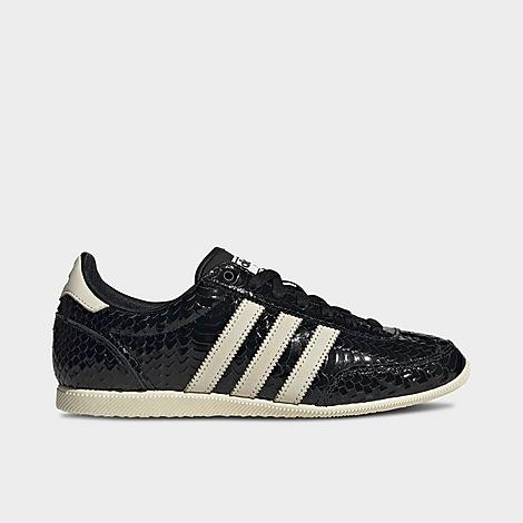 Women's Originals Japan Croc Casual Shoes in Black Patent Leather Croc/Core Black/Off White