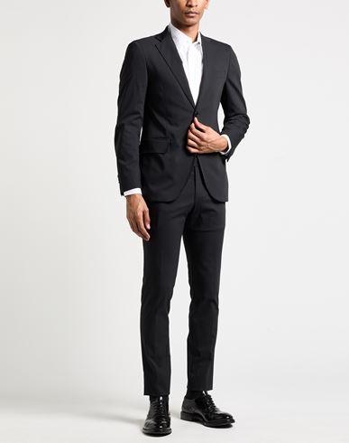 Man Suit Black Size 36 Virgin Wool, Polyamide, Elastane