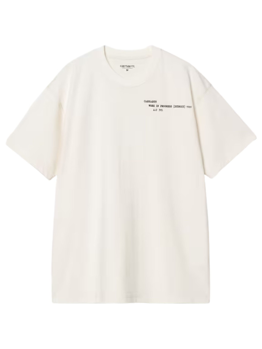 S/S Punched T-Shirts Beige