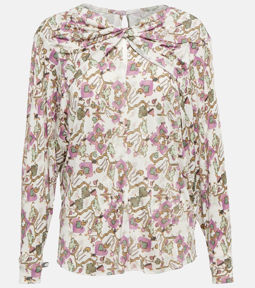Jociae printed jersey top