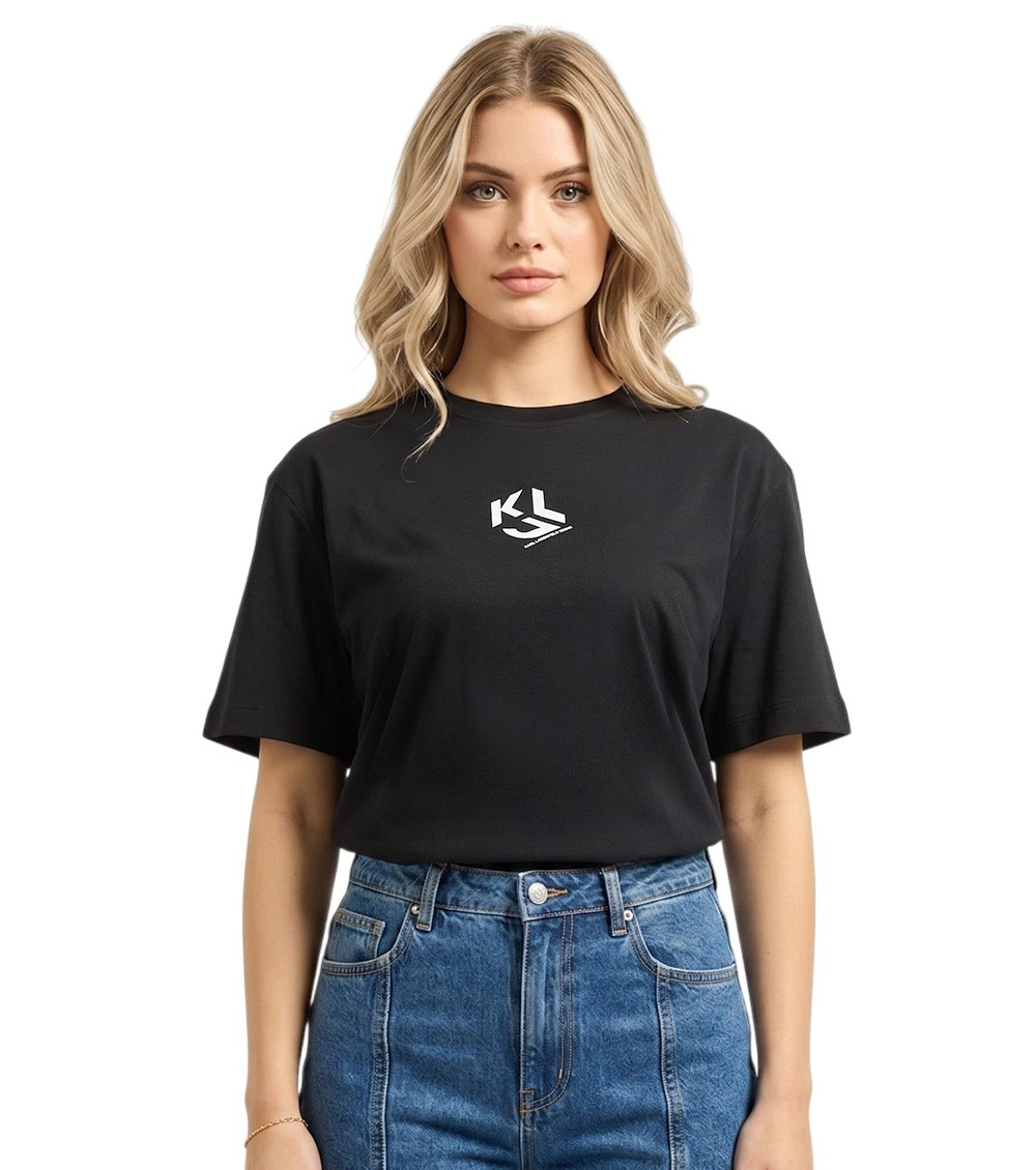 Black Crew Neck Logo T-Shirt