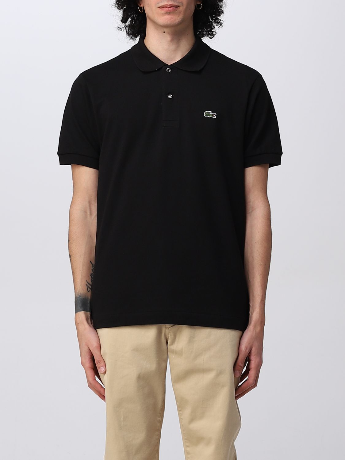 Polo Shirt Men color Black