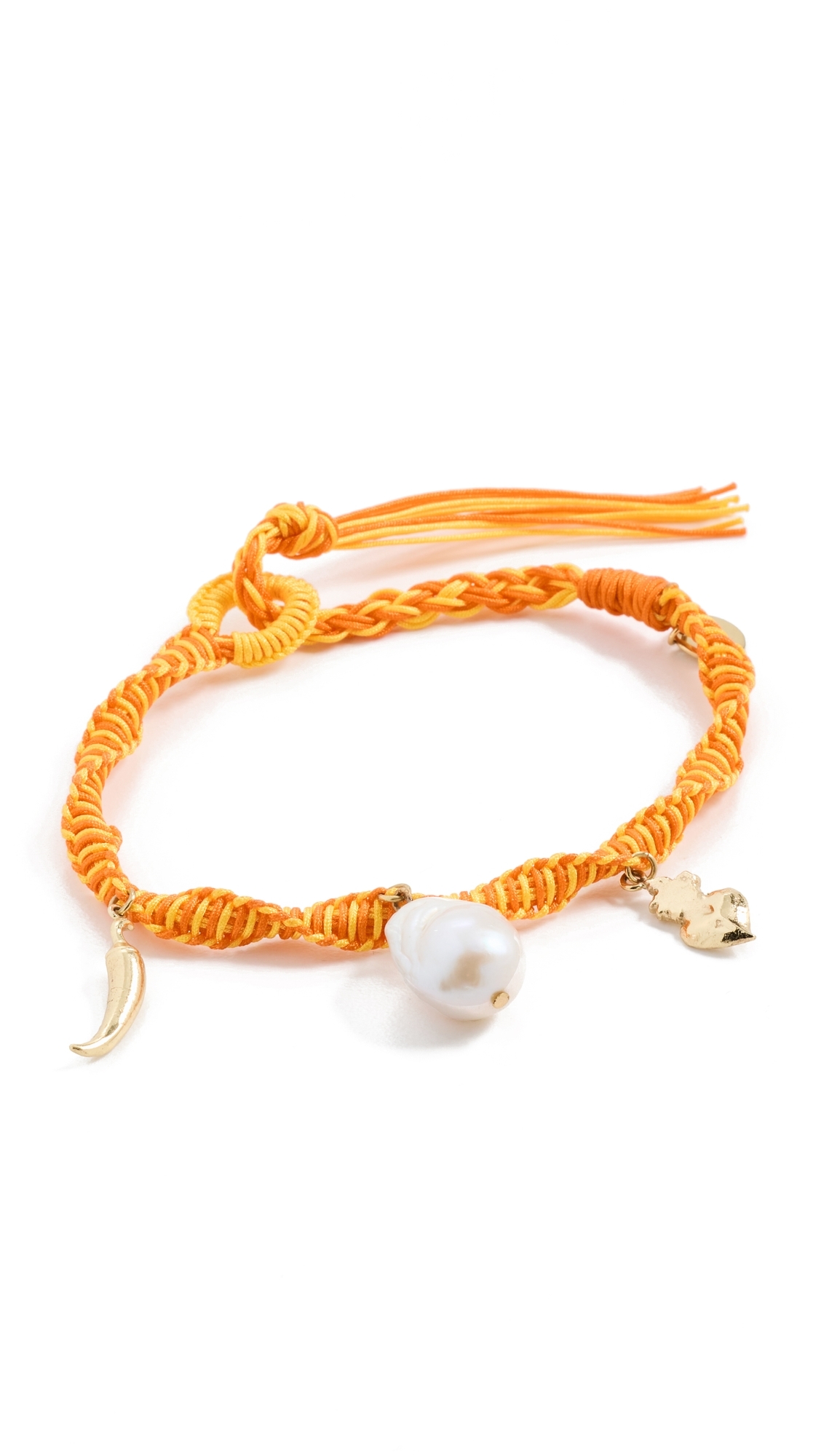 Encanto Charm Bracelet Orange One Size