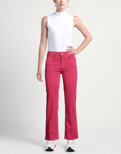 Operà Jeans Woman Jeans Magenta Size 10 Cotton, Elastane