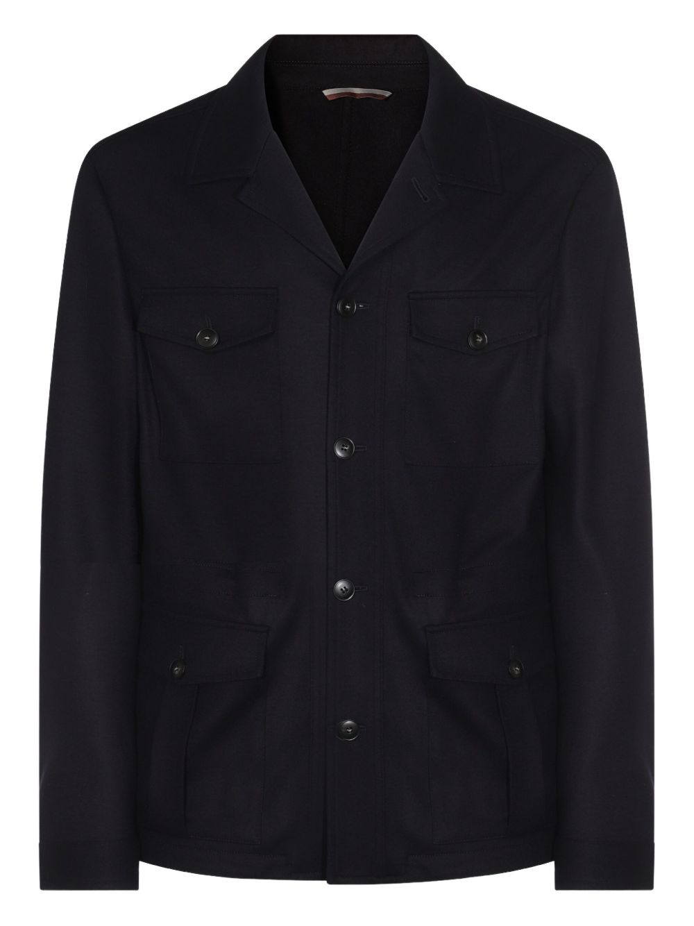 Flap-pocket blazer - Black