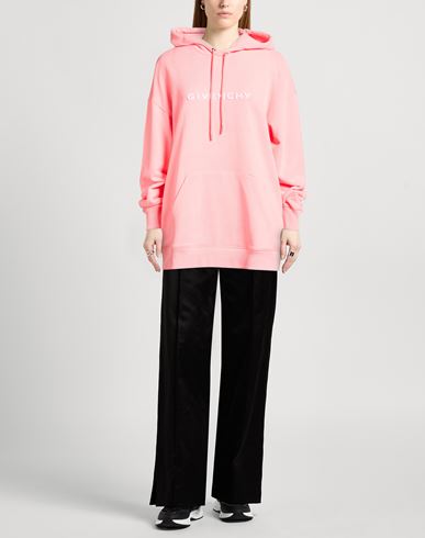 Woman Sweatshirt Coral Size L Cotton