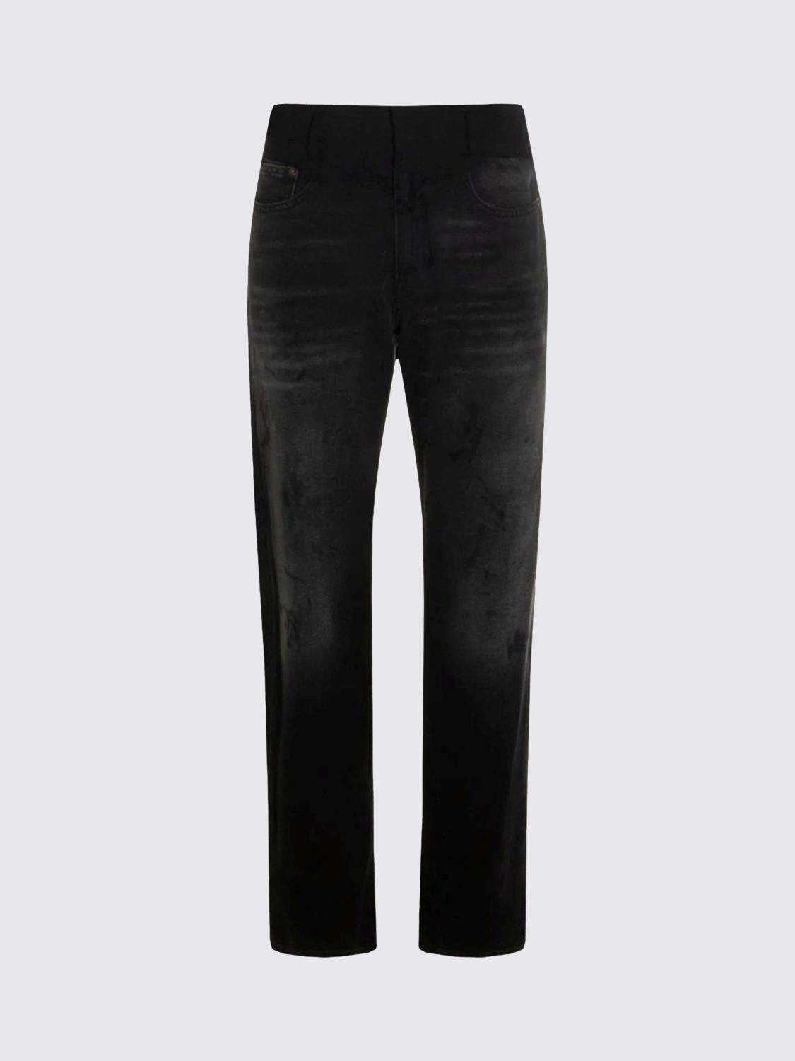 Jeans Woman color Charcoal
