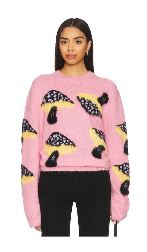 MSGM Fantasy Mushroom Sweater in Pink. XS also in L