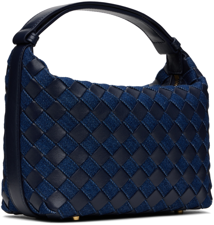 Bottega Veneta Navy & Indigo Mini Wallace Bag