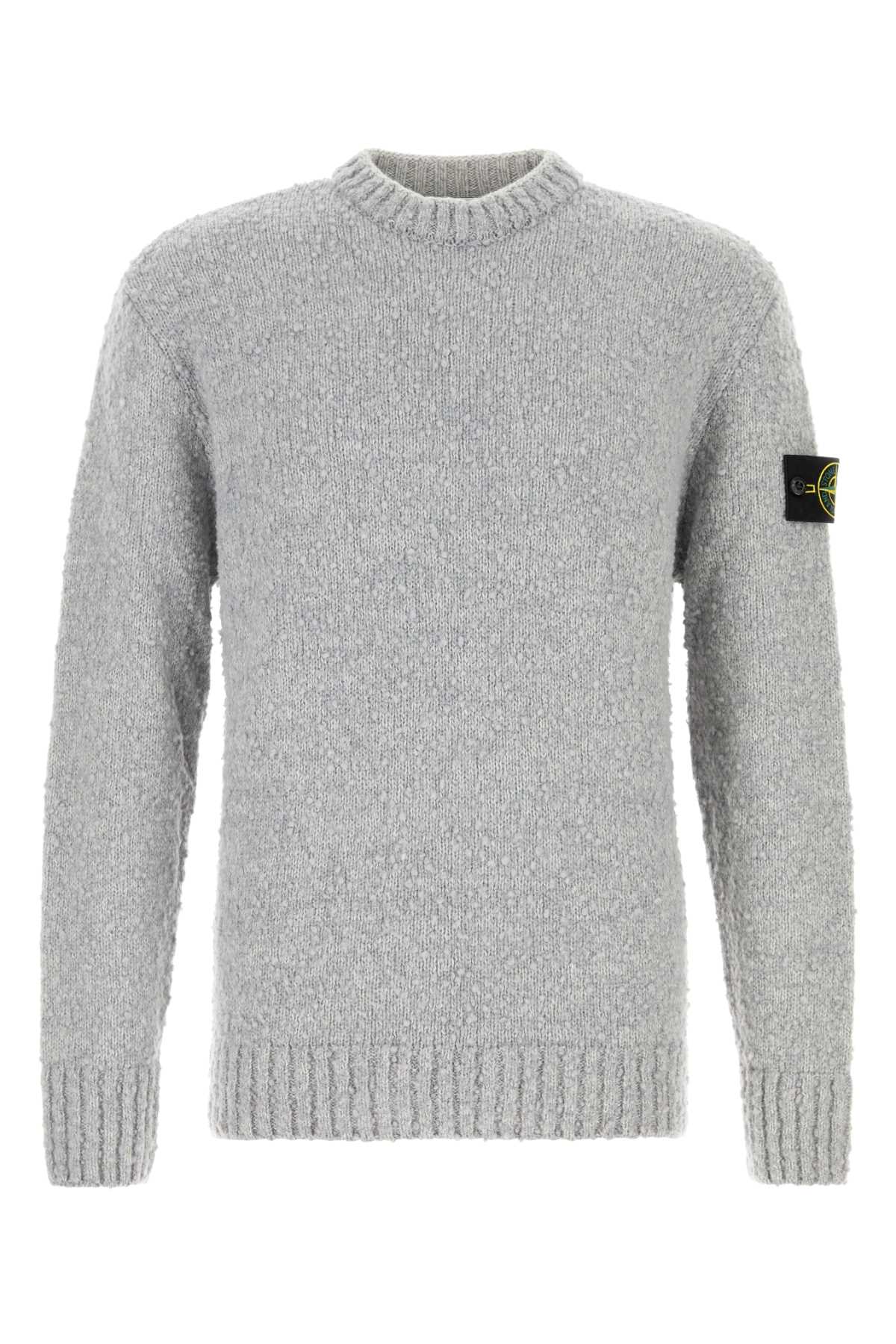 Neck Sweater — Gray