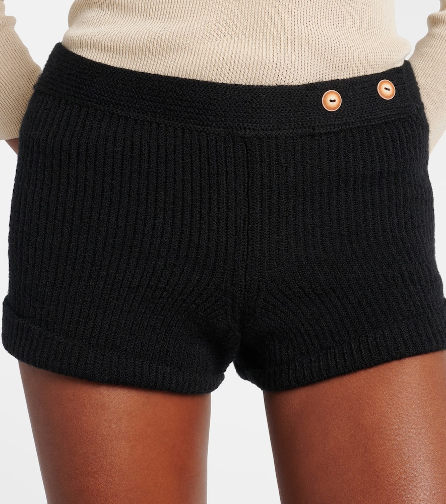 Diha knitted wool-blend shorts
