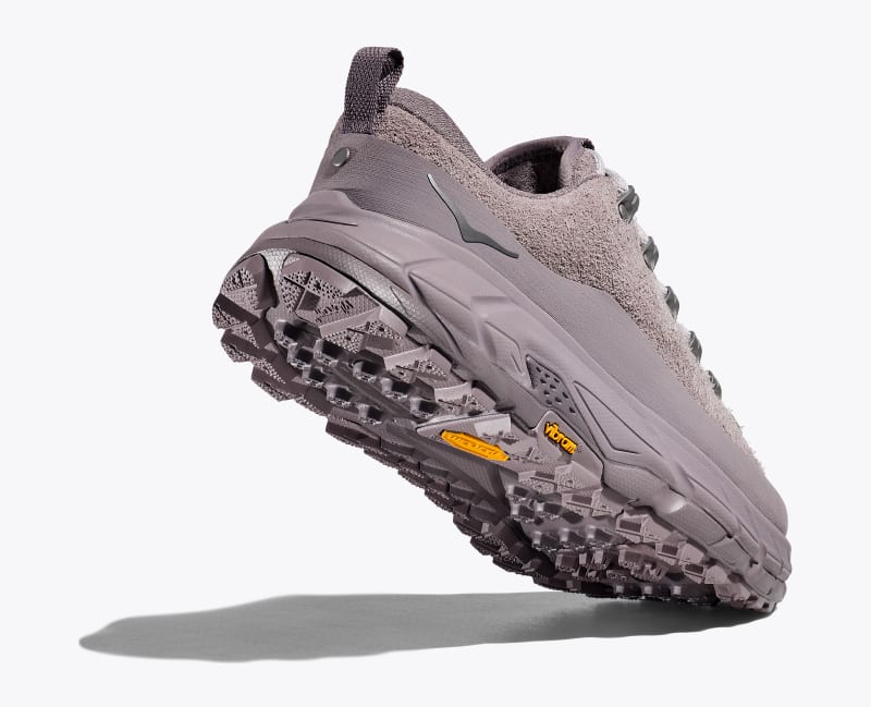 HOKA Elite Terrain System Tor Summit Shoes in Astral/Astral