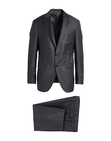 Scabal Man Suit Grey Size 40 Super 140s Wool, Cashmere