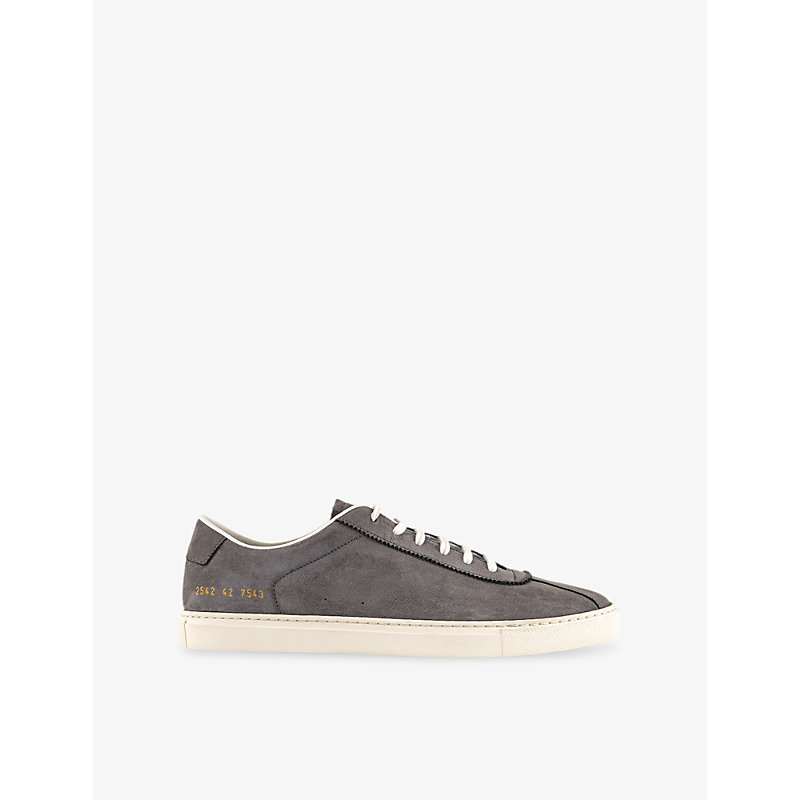 Mens Tennis Leather Trainers