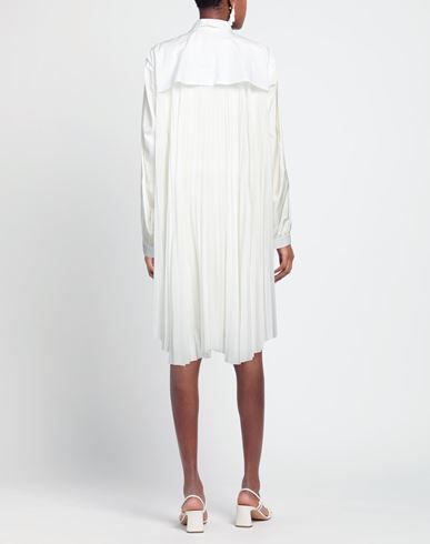 Woman Mini dress White Size 2 Modal, Cupro, Acrylic Resin