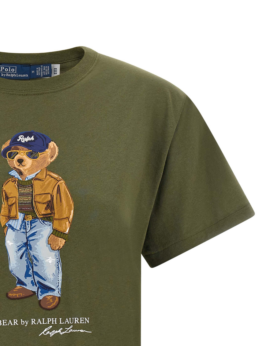 Green Graphic Crew Neck T-Shirt