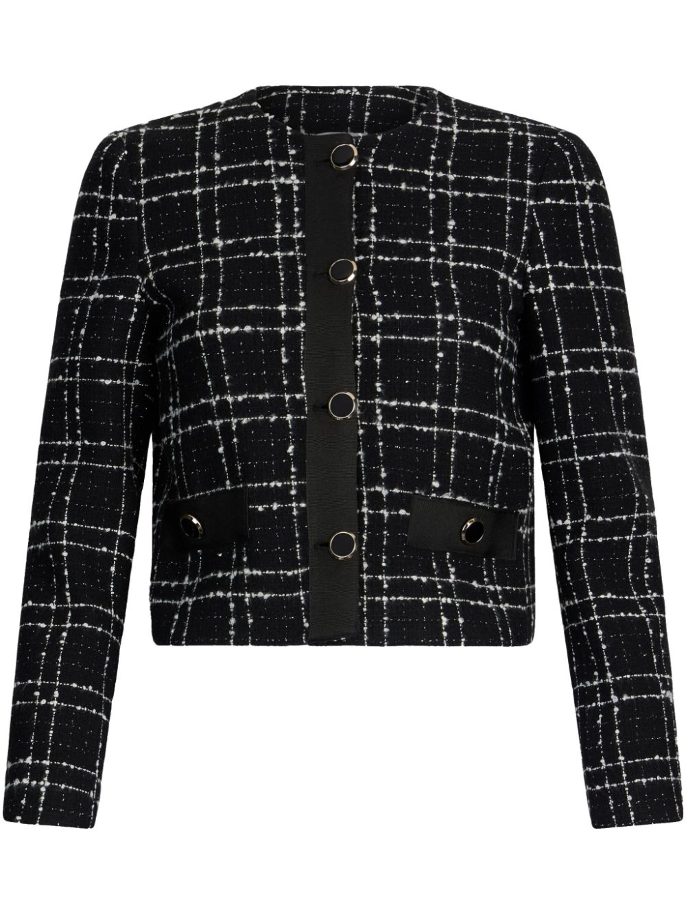 Lurex® bouclé jacket - Black