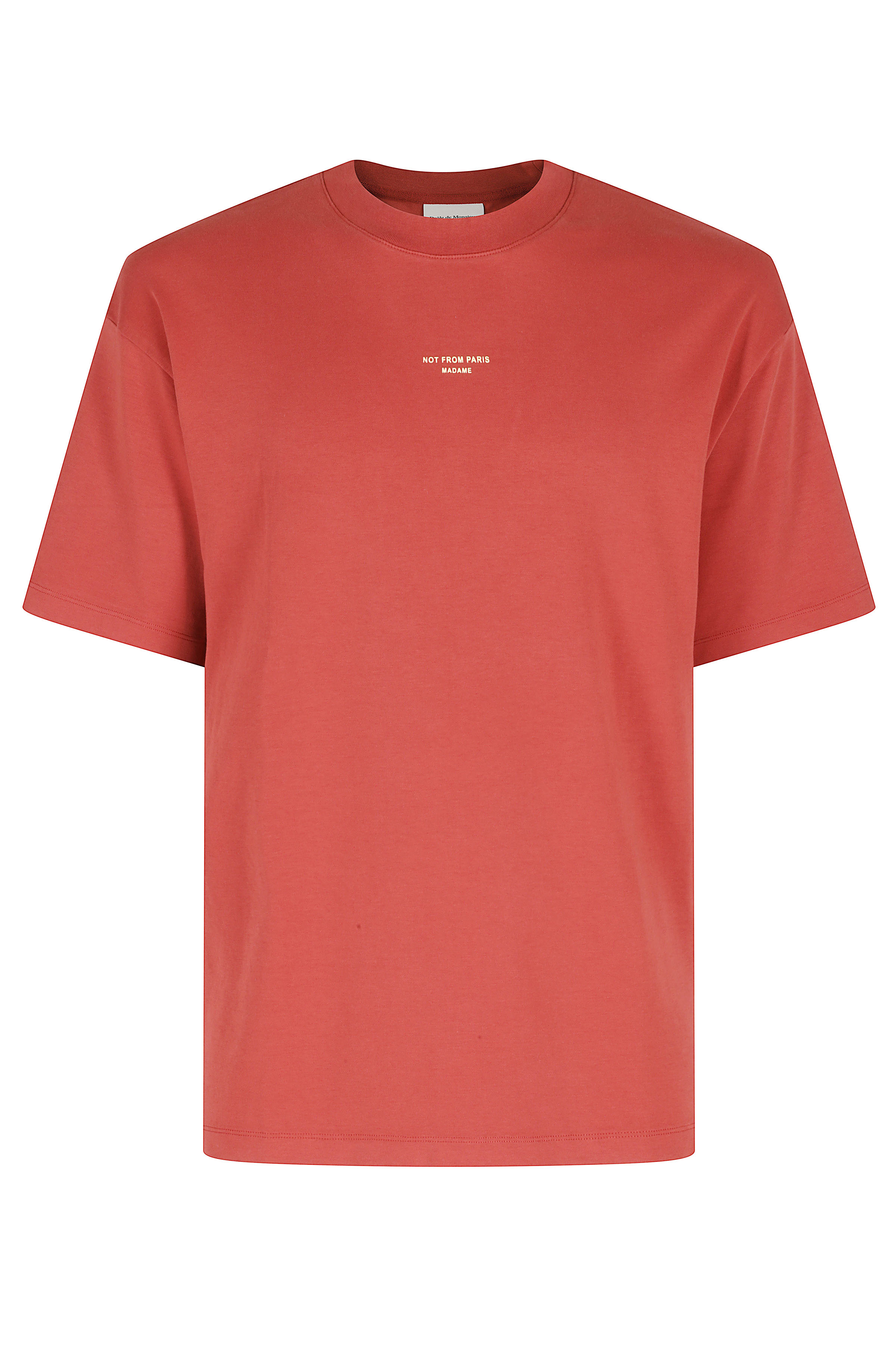Tshirt Red Cotone T-shirt - Men