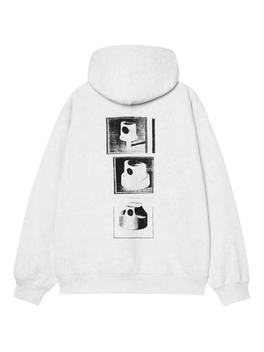 White Logo Hoodie