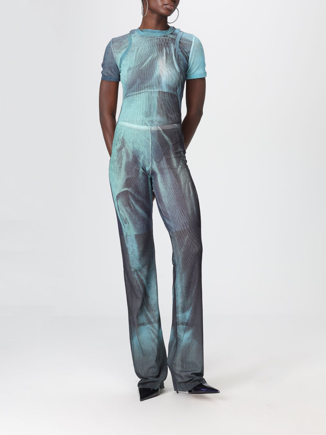Bodysuit Woman color Indigo