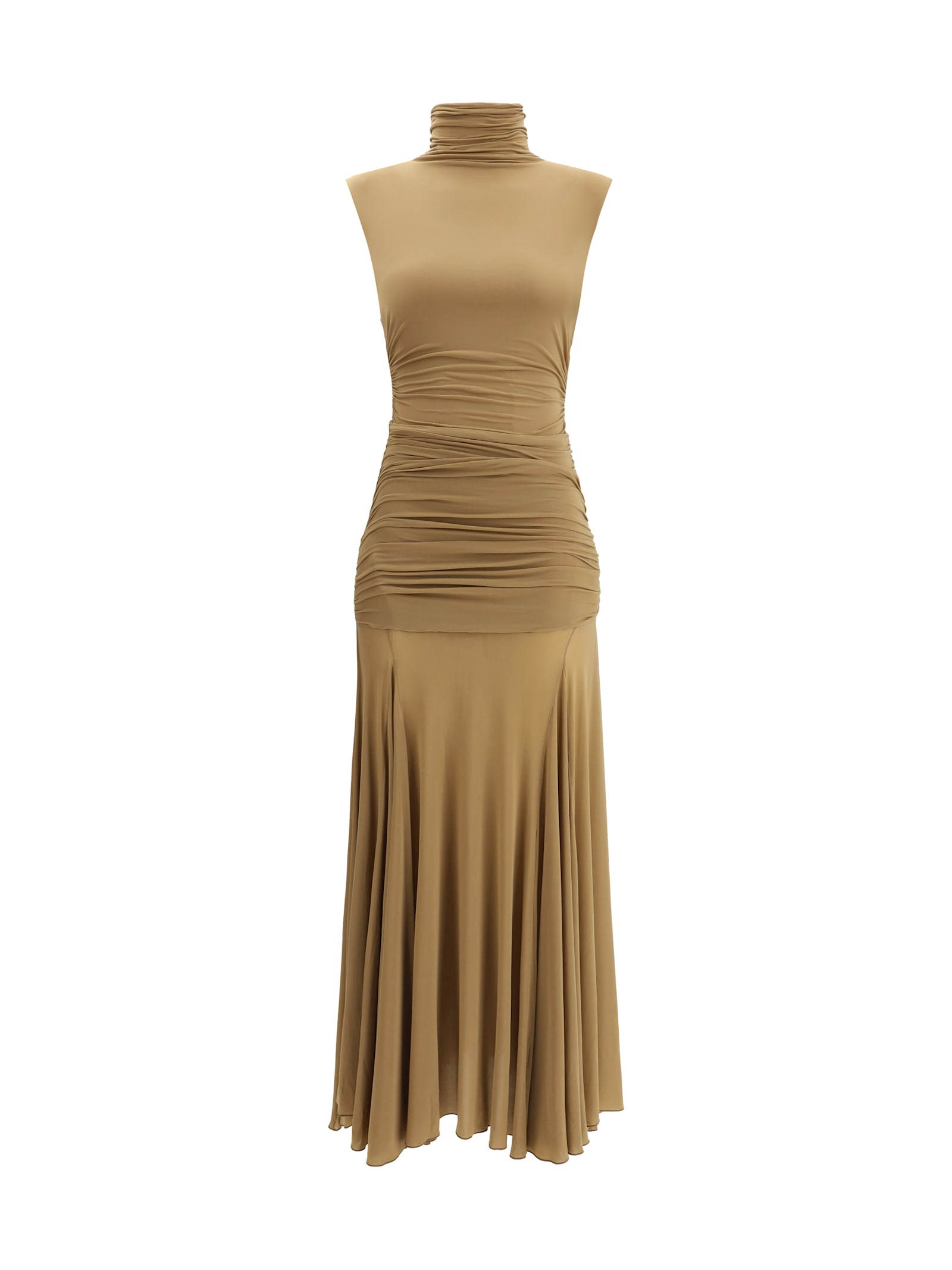 Long Dress With Draping