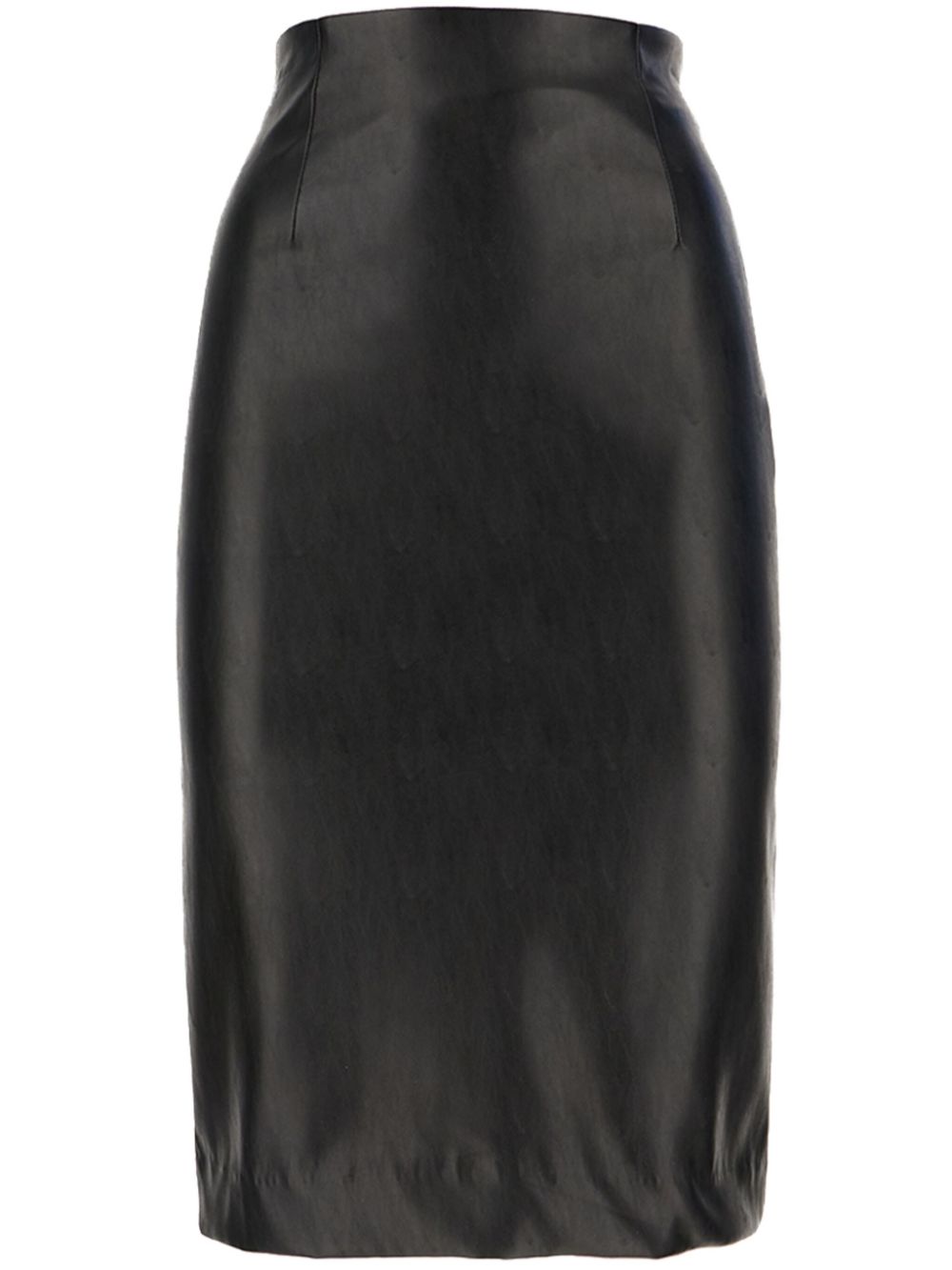 Tailored midi skirt - Black