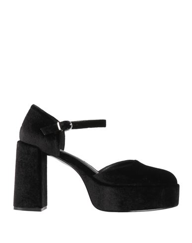 Woman Pumps Black Size 10 Textile fibers