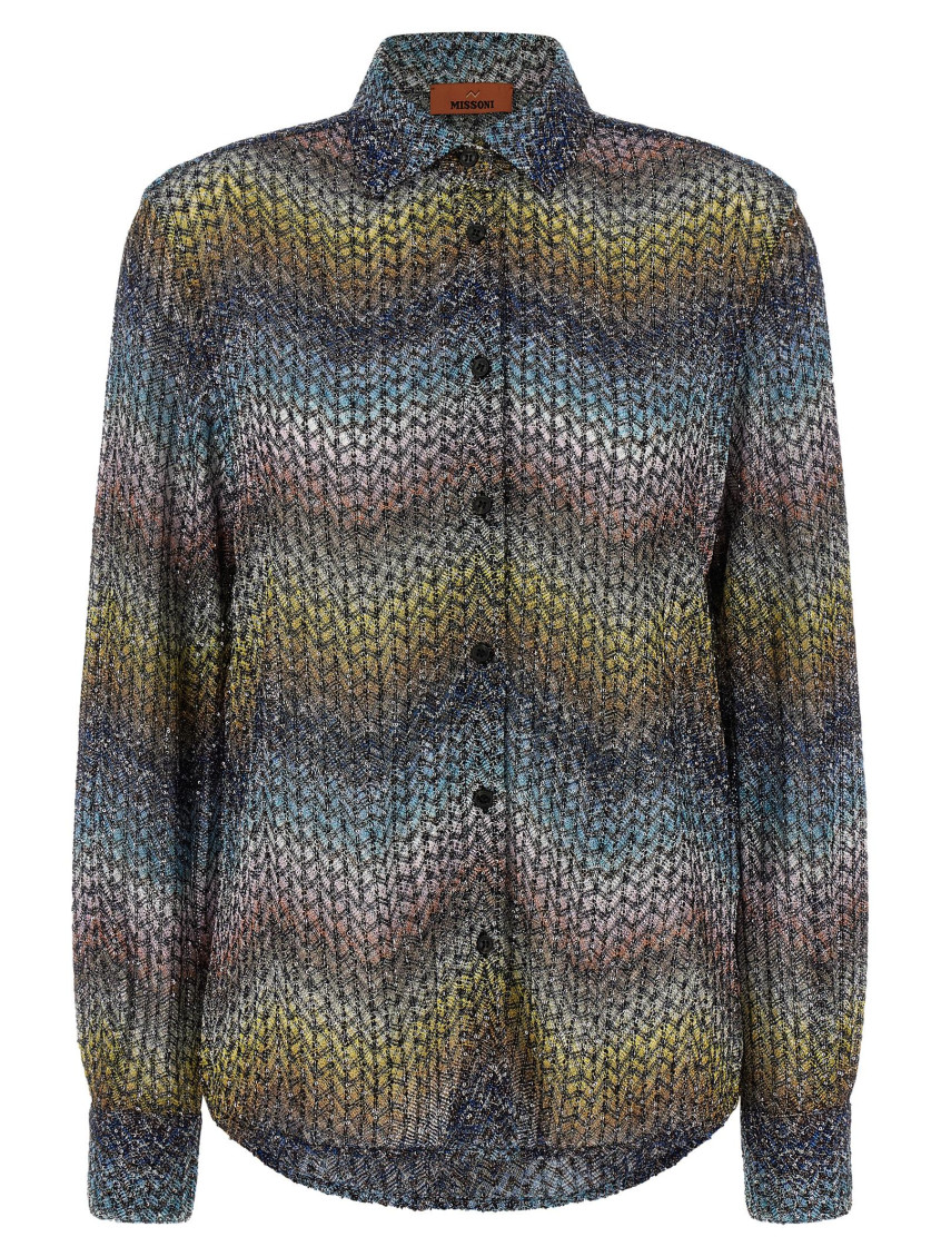 Lamé Viscose Shirt