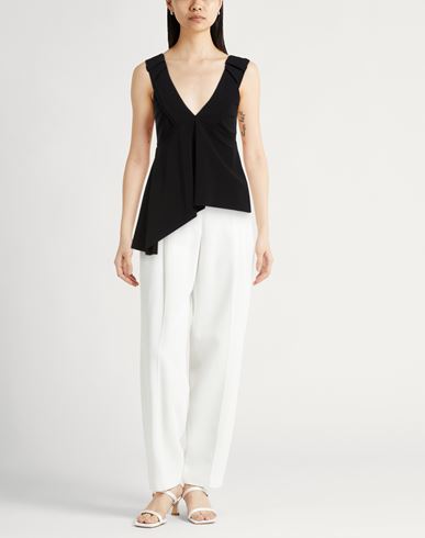 Woman Top Black Size 2 Viscose, Polyamide, Elastane