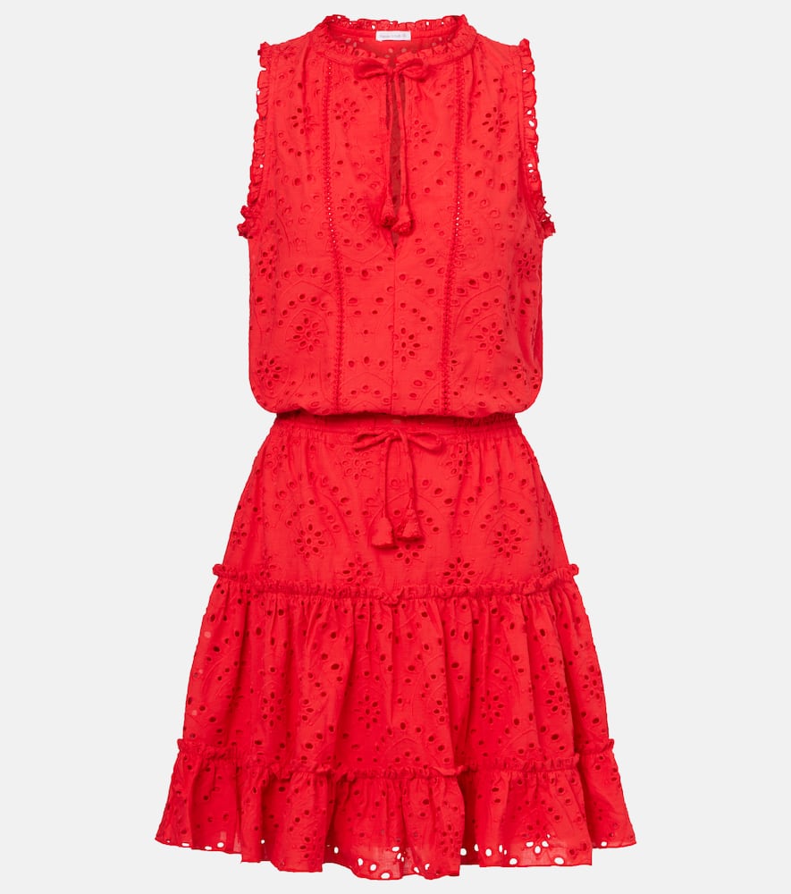 Clara broderie anglaise cotton minidress