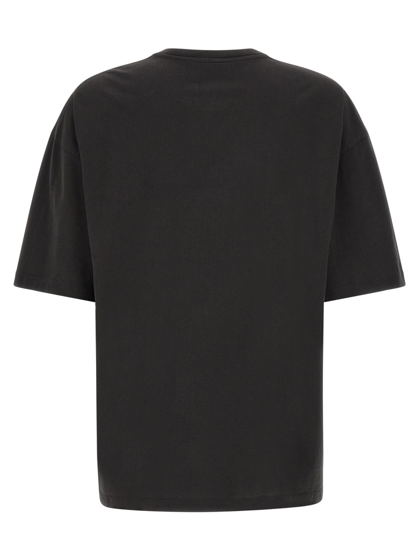 Black Graphic Crew Neck T-Shirt