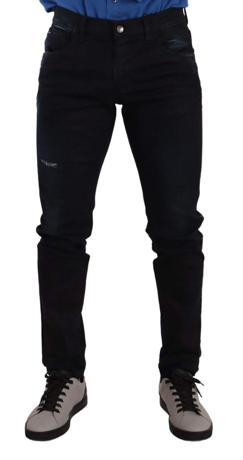 Skinny Denim Jeans — Navy