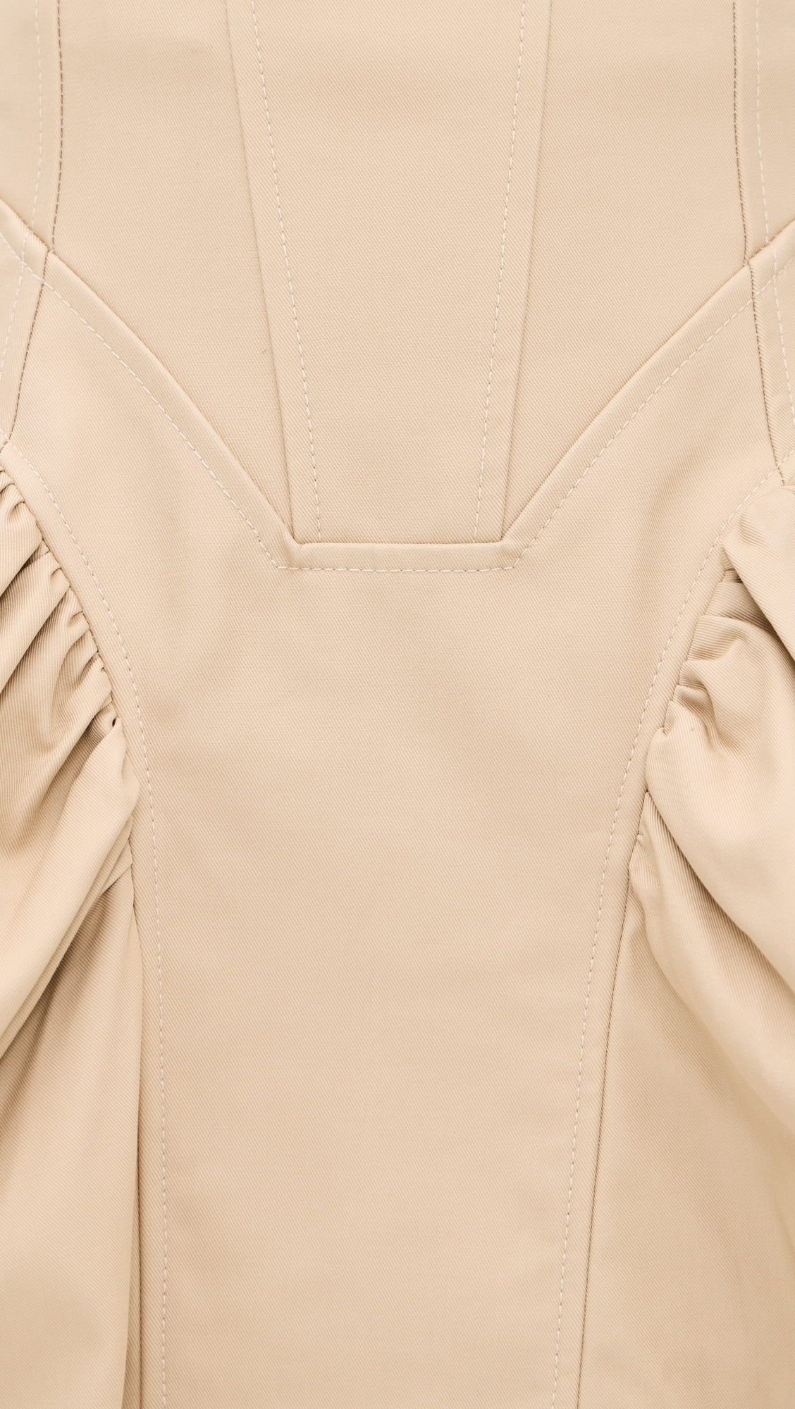 Dean Canvas Bubble Skirt Tan