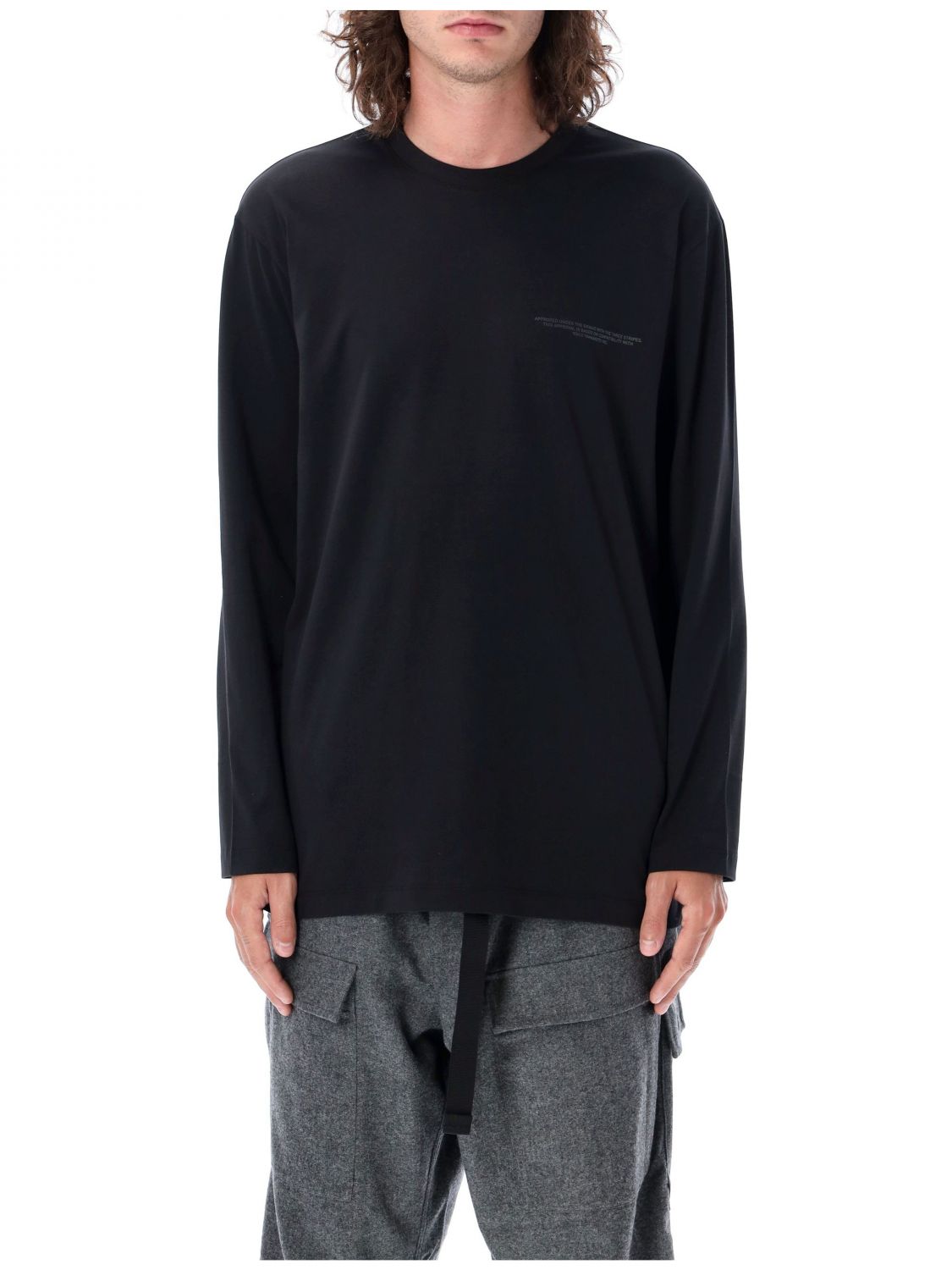 X Adidas logo-print T-shirt - Black