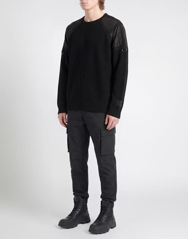 Man Sweater Black Size XL Virgin Wool, Polyester, Cotton