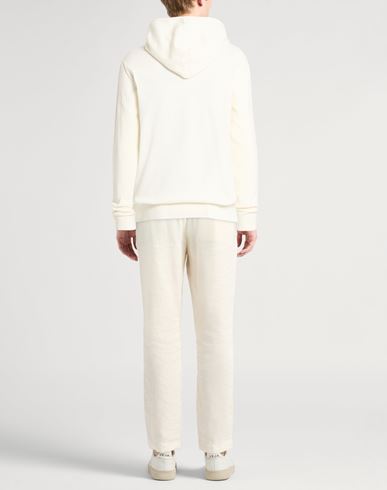 Man Sweater Ivory Size L Cotton