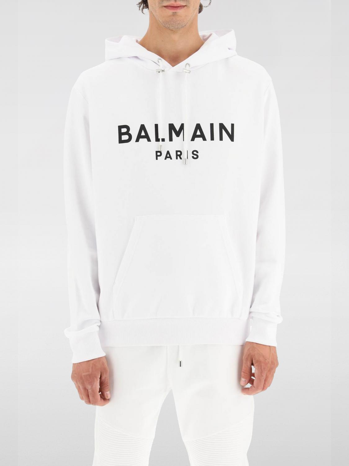 Logo-print cotton hoodie - Grey
