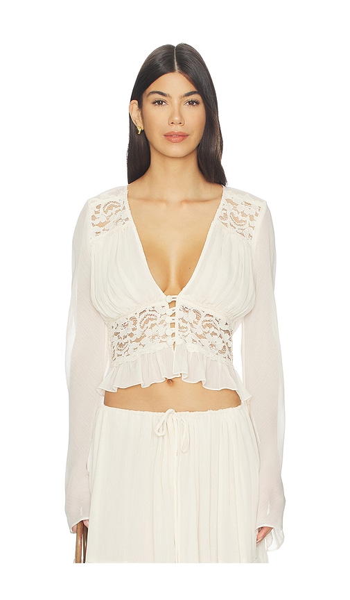 Arcina Ori Alessandra Top in Cream. XS. Also in