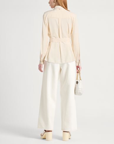 Woman Shirt Beige Size 2 Viscose