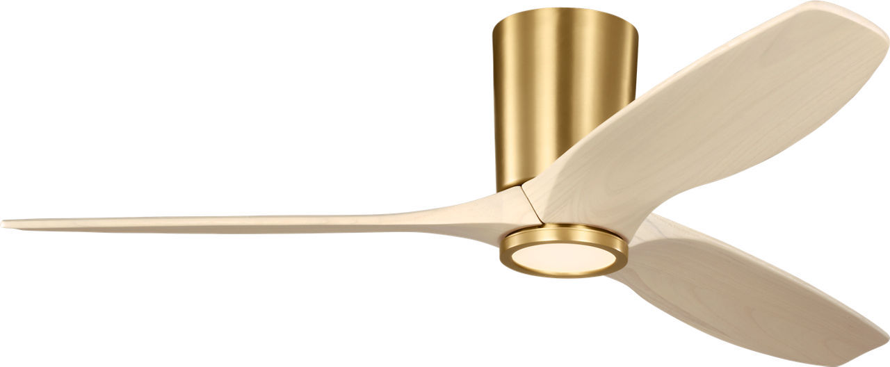 Burnished Brass 52" Ceiling Fan from the Seyra Collection