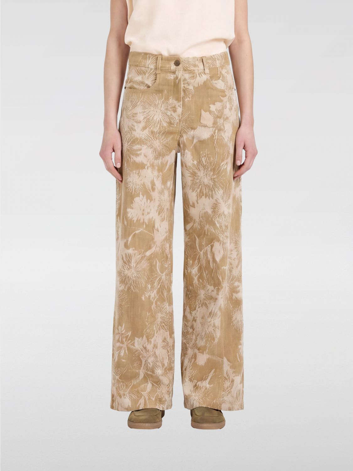 MOMONÌ Pants Woman color Oil