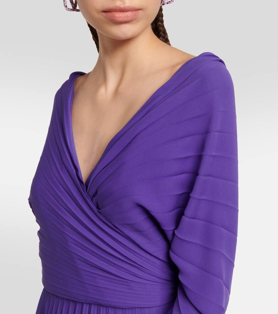 Valentino Pleated silk gown