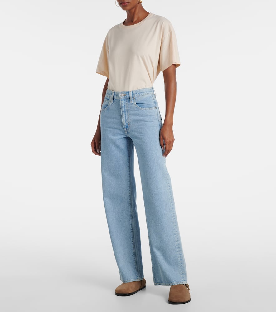 Grace high-rise wide-leg jeans