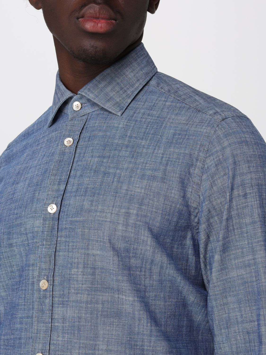 Shirt Men color Blue