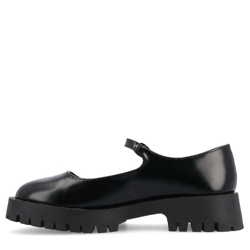 Women's Kamie Wide Mary Jane Shoes (Black)