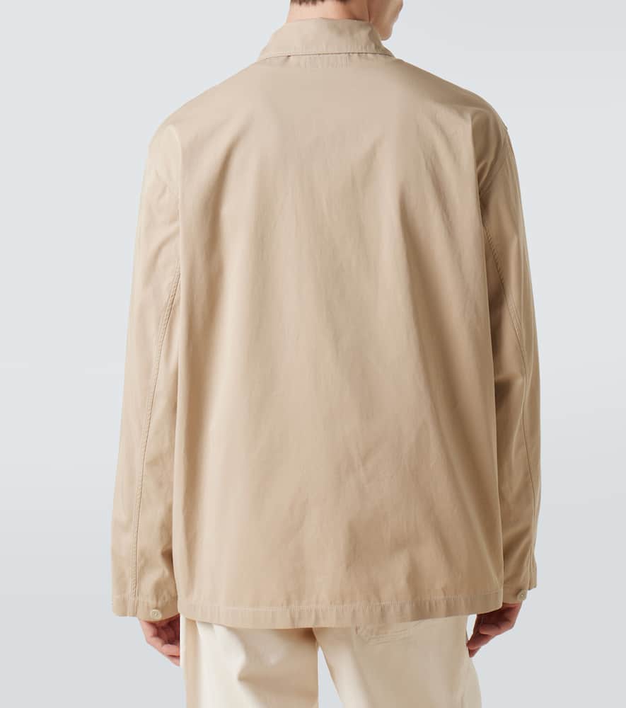 Cotton twill overshirt