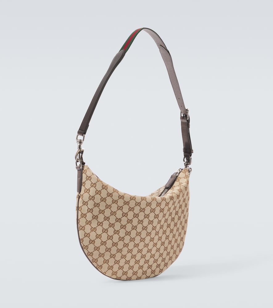 Gucci Gucci B GG Canvas Medium shoulder bag